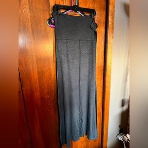 Buttery soft grey maxi skirt